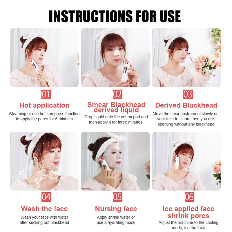 Blackhead Remover Cold and Hot Compress Machine