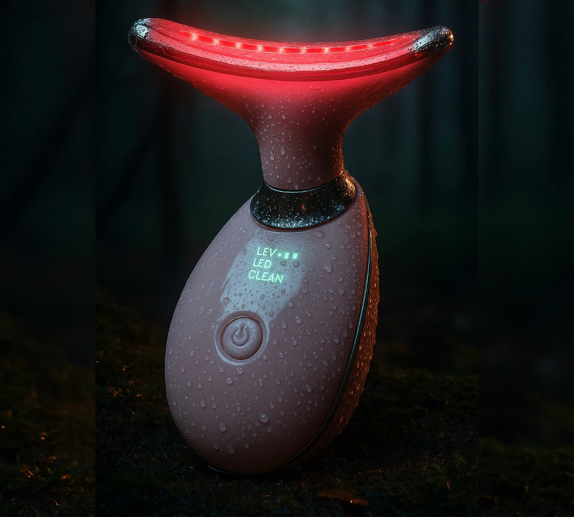 Facial Massager for Face and Neck Red-Light-Therapy-for-Face and Neck